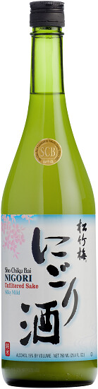 Sho Chiku Bai Nigori Sake 750ml