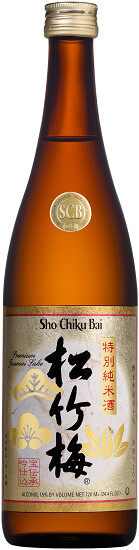 Sho Chiku Bai Premium Junmai Sake 720ml