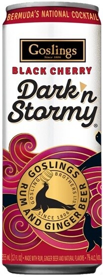 Goslings Black Cherry Dark&#39;n Stormy (12oz can)