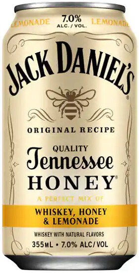 Jack Daniel&#39;s Tennessee Honey Lemonade (12oz can)