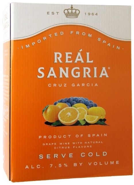 Cruz Garcia Real Sangria Red (3 Liter Box) 3L