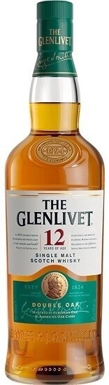 Glenlivet Single Malt Scotch Whisky Aged 12 Years Double Oak (Half Bottle) 375ml