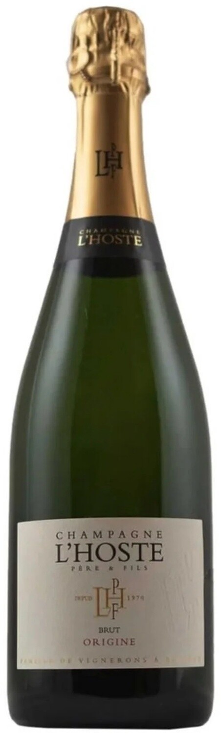 L&#39;Hoste Pere &amp; Fils Champagne Brut Origine 750ml