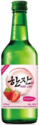 HanJan Soju Strawberry (Half Bottle) 375ml