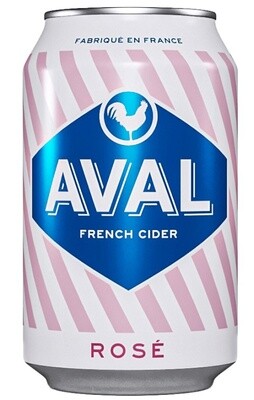Aval French Cider Rosé (330ml can)