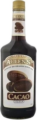 Allen&#39;s Dark Crème de Cacao (Liter Size Bottle) 1L