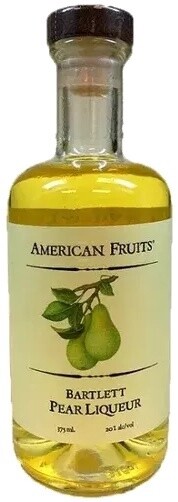 American Fruits Bartlett Pear Liqueur (Pint Size Bottle) 375ml