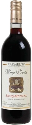 Carmel King David Sacramental Sweet Red Wine 750ml