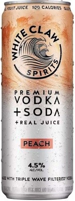 White Claw Spirits Vodka + Soda Peach (12oz can)