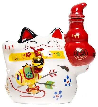 Yamato Japanese Whisky (Ceramic Cat Bottle) 375ml