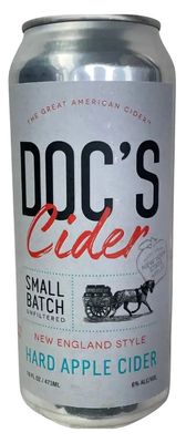 Doc&#39;s New England Style Hard Apple Cider (16oz can)