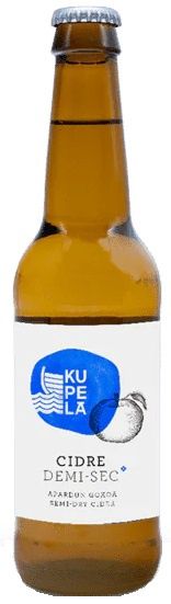 Kupela Cidre Demi-Sec (Half Bottle) 330ml