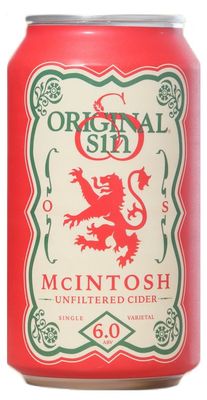 Original Sin McIntosh Unfiltered Cider (12oz can)