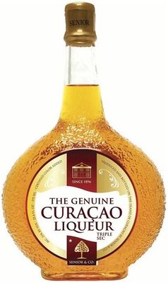 Senior &amp; Co The Genuine Orange Curacao Liqueur 750ml
