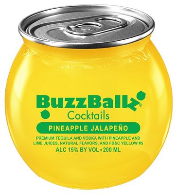 BuzzBallz Cocktails Pineapple Jalapeno (Small Format Bottle) 200ml