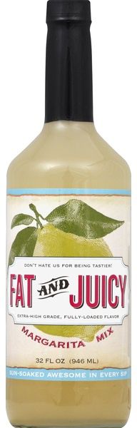 Fat And Juicy Margarita Mix (1% Alc/Vol) 32oz Bottle