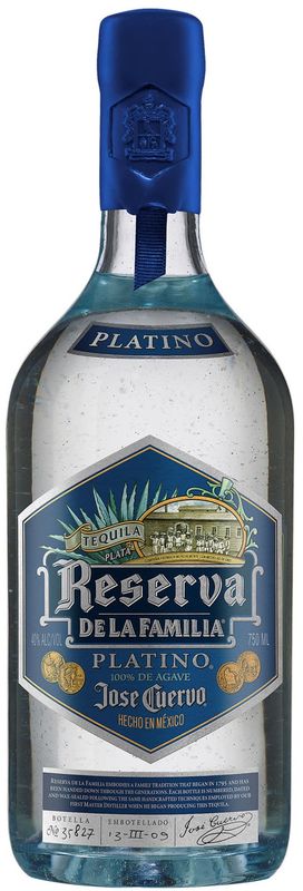 Jose Cuervo Reserva de la Familia Platino Tequila 750ml