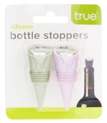 True Cone Silicone Bottle Stoppers (Set of 2)