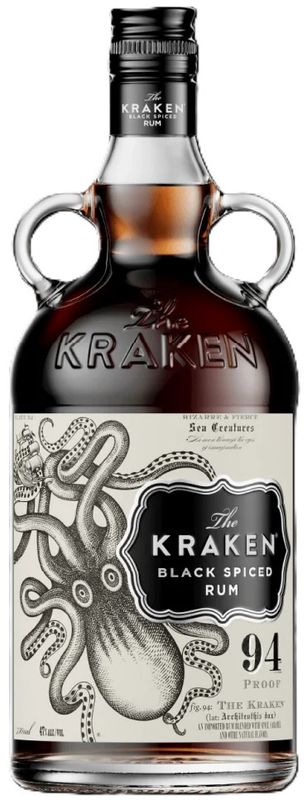 The Kraken Black Spiced Rum 750ml