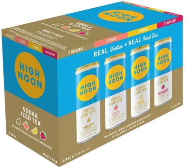 High Noon Vodka Iced Tea Variety Pack (8 pack 12oz cans)