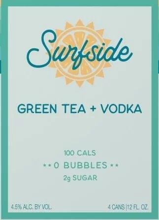 Surfside Green Tea + Vodka (4 pack 12oz cans)