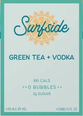Surfside Green Tea + Vodka (4 pack 12oz cans)
