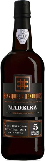 Henriques &amp; Henriques 5 Year Old Seco Especial Madeira 750ml