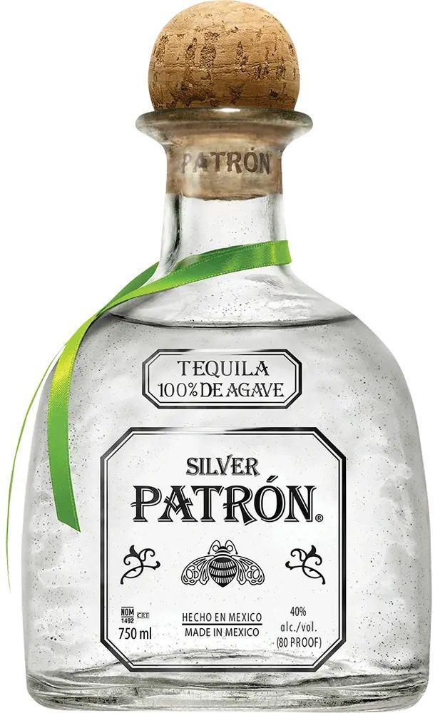 Patron Silver Tequila (Pint Size Bottle) 375ml