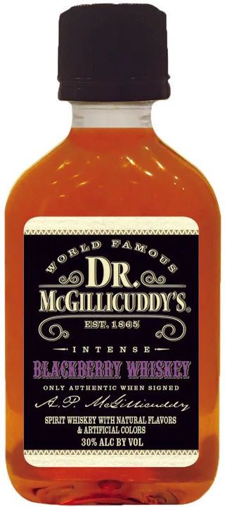 Dr. McGillicuddy&#39;s Intense Blackberry Whiskey (Mini Bottle) 50ml