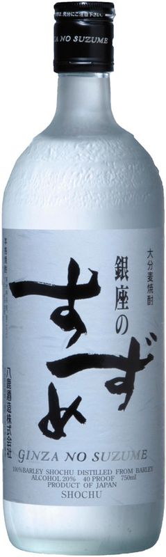 Ginza No Suzume White Label Shochu 750ml
