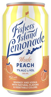 Fishers Island Lemonade Nude Peach (12oz can)