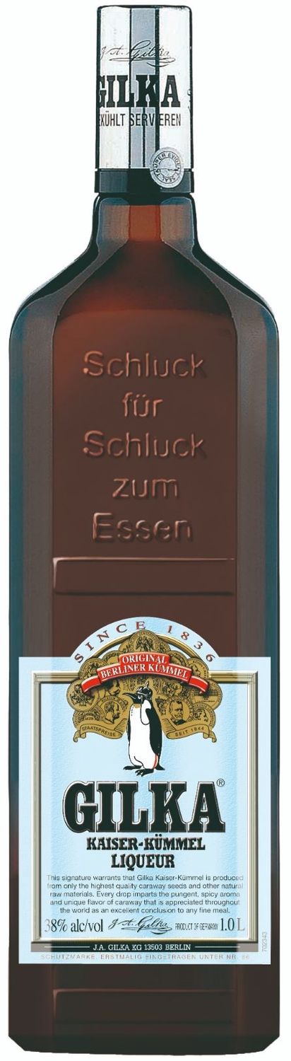 Gilka Kummel (Liter Size Bottle) 1L