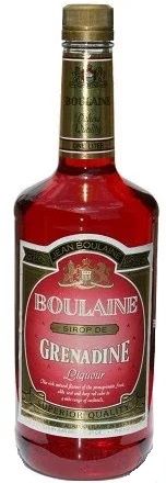 Boulaine Grenadine 2% ABV (Liter Size Bottle) 1L