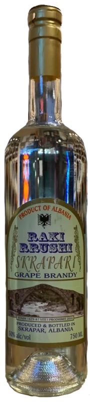 Skrapari Raki Rrushi Grape Brandy 750ml