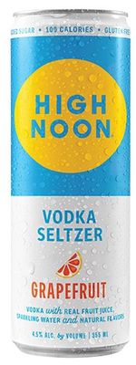 High Noon Grapefruit Vodka Seltzer (12oz can)