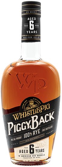 WhistlePig PiggyBack 100% Rye Whiskey Aged 6 Years 750ml