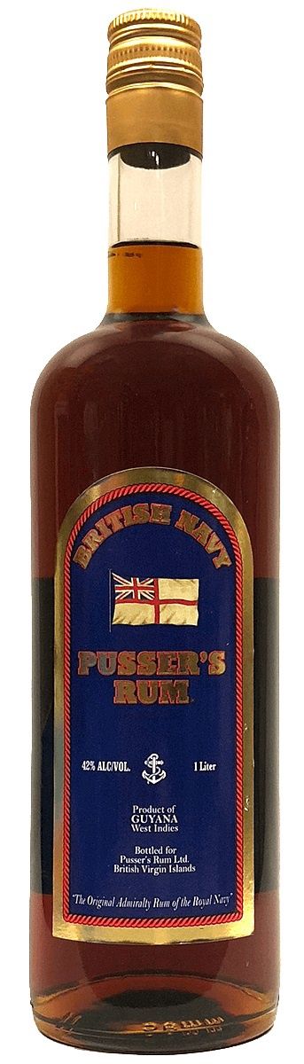 Pusser&#39;s Rum Blue Label (Liter Size Bottle) 1L