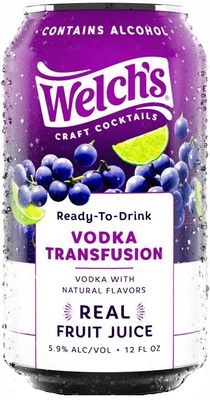 Welch&#39;s Craft Cocktails Vodka Transfusion (12oz can)