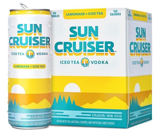 Sun Cruiser Lemonade + Iced Tea Vodka (4 pack 12oz cans)