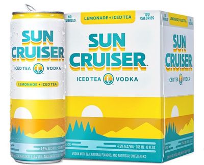 Sun Cruiser Lemonade + Iced Tea Vodka (4 pack 12oz cans)