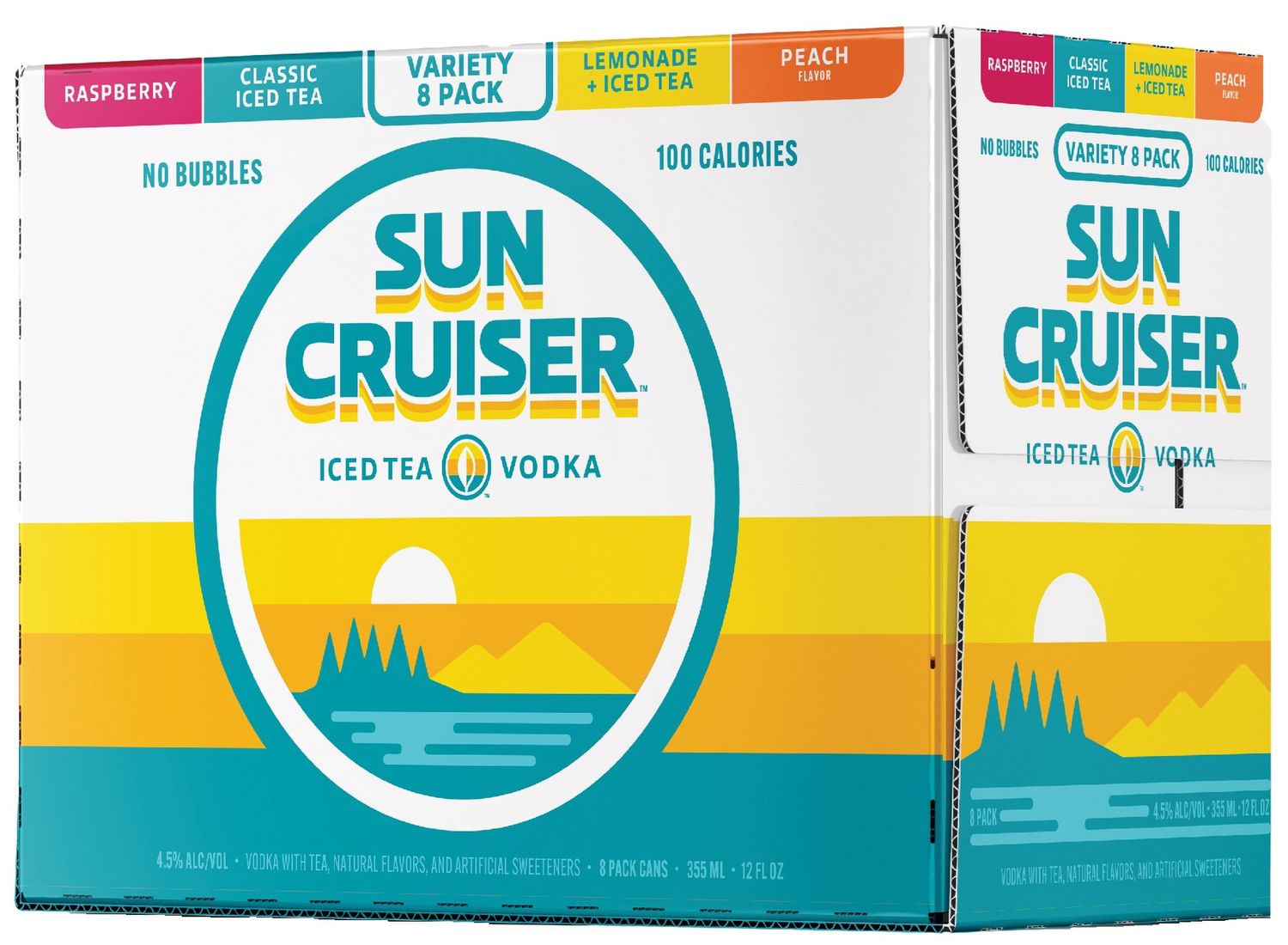 Sun Cruiser Iced Tea Vodka Variety Pack (8 pack 12oz cans)