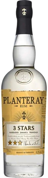 Planteray Rum White 3 Stars (Liter Size Bottle) 1L
