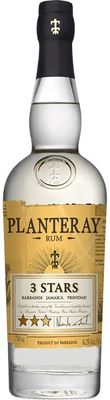 Planteray Rum White 3 Stars (Liter Size Bottle) 1L