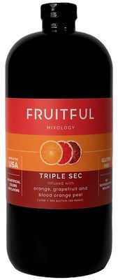 Fruitful Mixology Triple Sec (Liter Size Bottle) 1L
