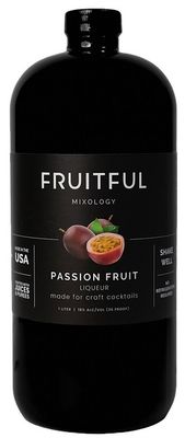 Fruitful Mixology Passion Fruit Liqueur (Liter Size Bottle) 1L
