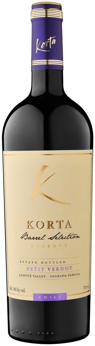 Korta Barrel Selection Gran Reserva Petit Verdot Lontue Valley 2020 750ml