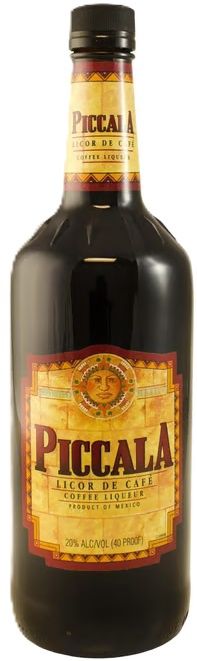 Piccal Licor de Cafe Coffee Liqueur (Liter Size Bottle) 1L