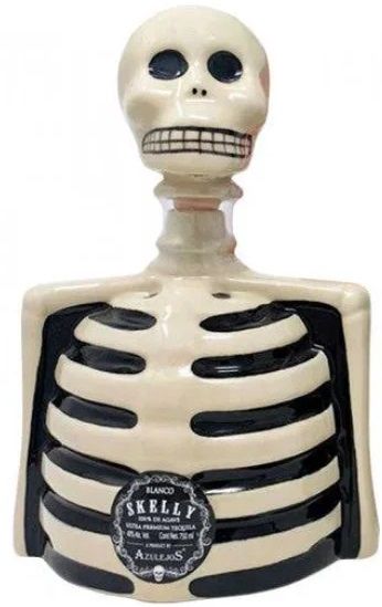 Los Azuelos Skelly Tequila Blanco (Mini Bottle) 50ml