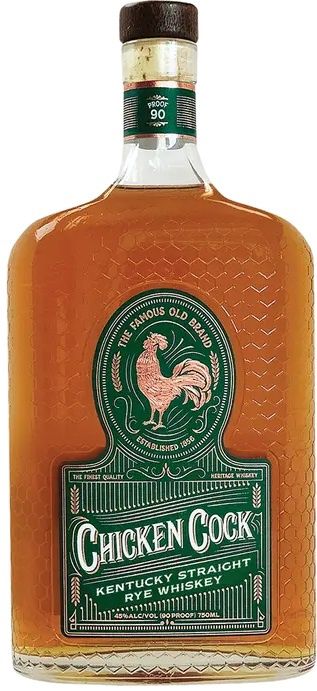 Chicken Cock Kentucky Straight Rye Whiskey 750ml