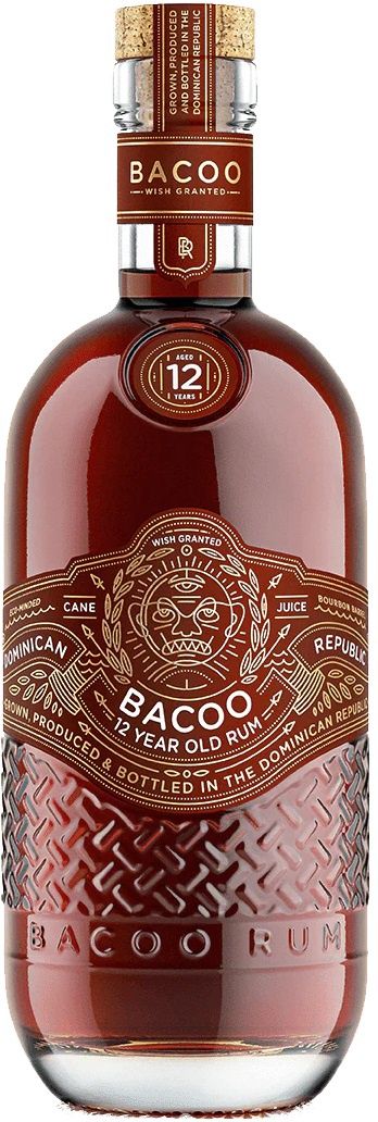 Bacoo 12 Year Old Rum 750ml